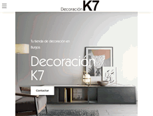 Tablet Screenshot of decoracionk7.com